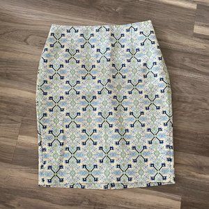 The Limited Patterned Pencil Skirt